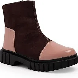 longwalk Slip-On Zipper Boots for Women & Girls – Trendy, Comfortable, and Easy to Style | CR105-picture-5