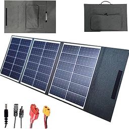 Cornesty 105W Solar Panel 20V Portable Solar Panel Foldable Solar Charger Power Station, 5 in 1 Output Port, Waterproof IP68 for Home, Outdoor, Camping, RV, Marine, Rooftop, Farm Battery-9