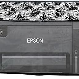 BEAUTIFUL PRINTED PRINTER COVER COMPATIBLE FOR EPSON ECO TANK L 8050 PRINTER (BLACK COLOR)8-26