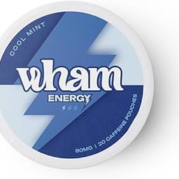 WHAM Energy Caffeine Pouches (Coffee) (80 mg, COOL MINT)-20