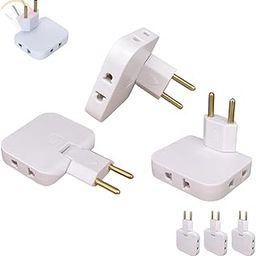 3-in-1 Adapter Plug 180° Rotatable Wireless Mini Slim Outlet Multi-Foldable EU/US Converter 2-Pin Rotate Plug | Foldable 3 Plug Socket | Ultra-Thin Space-Saving Wall Adapter Smart & Sleek Design-6
