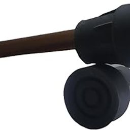 Waking stick rubber, Bush, Crutch Tips, 19mm, Black, set of 2 pcs. PLEDGE.-image-90