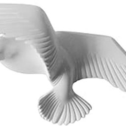 MJSHOP Creative Resin Seagull Shaped Bedroom TV Background Wall Decorations E White-image-45