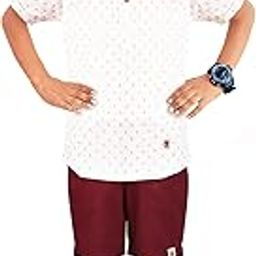 100% Cotton Half Kurta And Solid Shorts 23-image-17