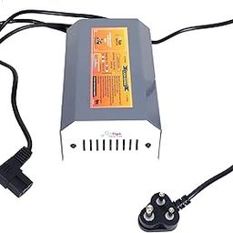 EVLIYA EV SCOOTY & Bike Chargers 60 Volt / 6 Amp / 69.35 Volt Auto Battery Cut (3 PIN T-Type Connector) with Led Endication (Lithium Battery Charger) Suitable for All e-Vehicles-57
