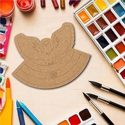 Pigeon with India Flag Pre-Marked DIY MDF Base-image-68