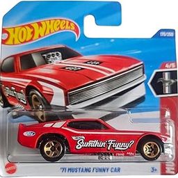 Hot Wheels 71 Mustang Funny Car Red-image-47