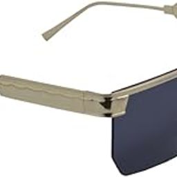 Bold Statement Sunglasses - Rimless Visor I U.V 400 Protection I Stainless steel Metal Frame I Stainless Steel Metal Frame I Statement Design-image-20