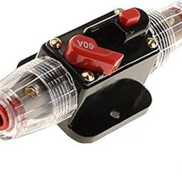 LICHTS® 2x60A 12V DC Solar System Waterproof Circuit Breaker Reset Fuse Inverter-14