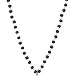 Divine Hindu OM Shiva Trishool Karungali Mala | Black Ebony Wood Spiritual Necklace for Men & Women | Protection, Meditation, Healing, Energy Balance, Shiva Bhakti Mala-image-76