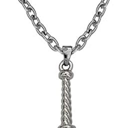 Silver plated Religious Lord Rama God of Strength Lord Hanuman Gada Rambhakta Monkey Silver Zinc Metal Pendant Necklace Chain For Men And Women-image-45
