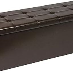 WAABI-SAABI Ottoman - PVC Coated Anpachi, Brown 110 * 38 * 38"-image-23