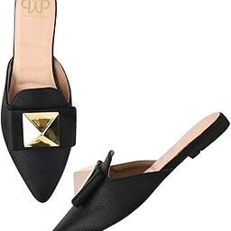 Comfortable Stylish Elegant Mules Light Weight Trendy Flat Bellies for Women & Girls-picture-48