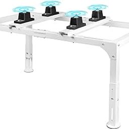 Eastrexon Mini Floor Stand, Adjustable Anti-Vibration, Mini Split Bracket with 400LB Load Capacity, Heavy Duty AC Stand for 9,000-12,000 BTU Mini Heat Pump Without-image-52
