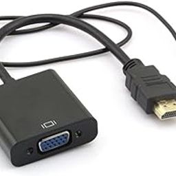 Madhabi HDMI to VGA Adapter Cable, 1080P HDMI Male to VGA Female Converter with Audio & USB Power, Plug & Play Display Adapter for Laptop, PC, Monitor, Projector, TV – Black-image-37