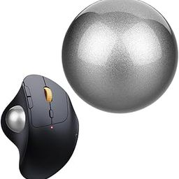 All-New 2024, Trackball 34mm/1.34 Inches Trackball, Replacement Ball for Logitech M575, M570, MX Ergo, ELECOM, Kensington, Perixx, and Other Compatible Trackball Mice, Glossy - Gray-3