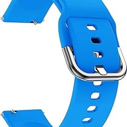 ACM Watch Strap Silicone Belt 20mm compatible with Garmin Forerunner 165 Smartwatch Sports Hook Band-10