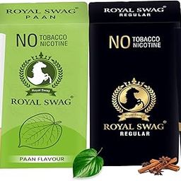 ROYAL SWAG Ayurvedic & Herbal Cigarettes 100% Tobacco-free and Nicotine-free PAAN, Regular Flavour (20 Sticks) | Made with 100% Natural Ingredients - Made in India-image-97