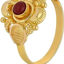 malabar gold & diamonds Malabar Gold and Diamonds Gold Ring for Women | Ring for Birthday, Wedding, Anniversary & Valentine's Day Gift-picture-16