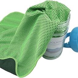 CALANDIS™ Cooling Towel Sweat Absorbing Small-Size Headband for Running Cycling Summer Green | Gym Towels | Fitness Equipment & Gear | Fitness Running & Yoga-image-27