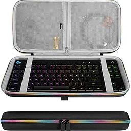 Geekria Tenkeyless TKL Keyboard Case, Hard Shell Travel Bag for 80% 87 Key Computer Mechanical Gaming Keyboard, Compatible with Logitech G Pro, Razer Huntsman Tournament Edition TKL (RGB)-image-55