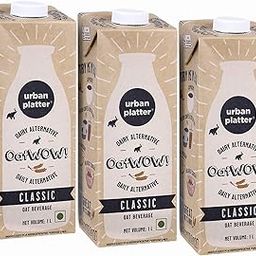 Urban Platter Oatwow Classic Dairy-Free Naturally Sweet And Creamy, Lactose-Free, Oat Milk, 1 L (Pack of 3)-13