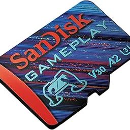 SanDisk Gameplay microSDXC UHS-I Card, 256GB Gaming microSDXC, 190MB/s, 130MB/s W, UHS-I, V30, U3, C10-15