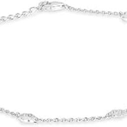 Polished Petite Silver Anklet-image-76