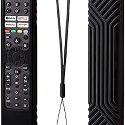 HITORE Remote Holder Case Cover for Sony RMF-TX520U, TX520E, TX520P, A80J & More Model TV Remote | Anti-Lost Protective Silicone Shockproof Washable Skin Sleeve Protector Remote Cover with Lanyard-image-0