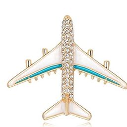 Brooch Pin Fashion Crystal Rhinestone Jewellery Pin Vintage Clothing Accessories Decoration Aircraft Fashion Brooches for Women- S58-image-99