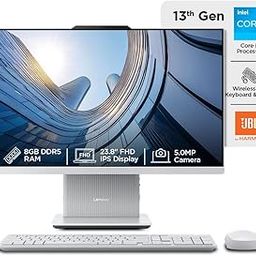 Lenovo IdeaCentre AIO 13th Gen Core™ i3-1315U 27" FHD IPS (8GB RAM/512GB SSD/Windows11/Office 24/3Wx2 Harman Speakers/Wireless EOS Keyboard & Mouse, Cloud Grey), F0HN00PGIN All-in-One Desktop-22