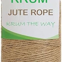 KRUM Natural Jute Rope - 3 mm Thick | Durable & Versatile Twine for Crafting, Gardening, and DIY Projects (50 Meter)-11