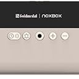 Goldmedal Noxbox Wireless Charger + Radio - Wireless Charging, Bluetooth Speaker, Marquee Horse Lamp, Alarm Clock, Pack of 1 - Beige-picture-15