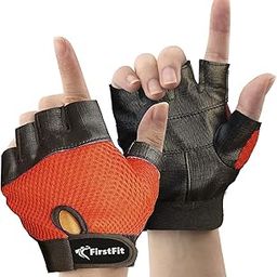FirstFit Adjustable Weight Lifting Exercise Gym Gloves, Breathable Workout Gloves for Cross Training, Core Fitness, Biking, Pull Ups - Multicolor-image-46