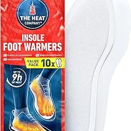 THE HEAT COMPANY Insole Foot Warmers - 10 Pairs – 9h of Extra Warmth - Instant Heat - Air Activated Heated Insoles - Purely Natural - Toe Warmers & Foot Warmers for Feet for Men and Women - Large-image-10
