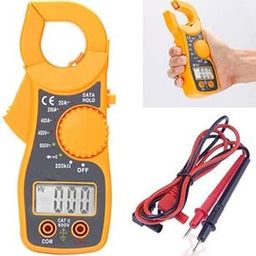 Twisted Portable LCD Digital Mini Clamp Ampere AC DC Voltage Multi Meter Current OHM Tester-15