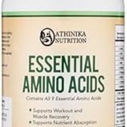 ESSENTIAL AMINO ACIDS - 1 GRAM PER SERVING POWDER BLEND OF ALL 9 ESSENTIAL AMINOS (EAA) AND ALL BRANCHED-CHAIN VALINE) 225 CAPSULES, GLUTEN FREE-12