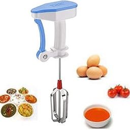 Power Free Hand Blender Machine Power- And Beater In Kitchen Appliances With High Speed Operation Plastic Manual Non- Electric Hand Blender Mixer for Whipping Cream and Egg Beater-picture-18