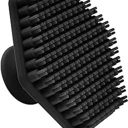 VWMYQ Face Scrubber, Silicone Face Scrubber for Men, Gentle Exfoliator Pad & Massager, Facial Cleansing/Wash Brush - Removes Dead & Dry Skin (Charcoal)-40