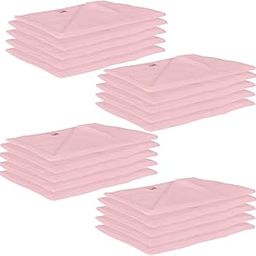 Lula Reusable Pink Muslin Square Napkins (45cm X45Cm) Pack of 20-image-33