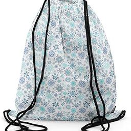 Christmas Snowflakes D1 | Backpack for Students | College & Travel Bag-28