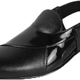 mochi Men's Buckle Closure Ethnic - Pathani with Low Heel-picture-4