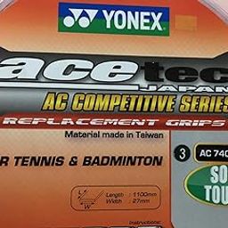 YONEX AC 7405 E2T Rubber Badminton Racket Grip (Multicolour), Polyurethane-picture-29