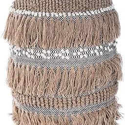 Butler Specialty Zoey Round Pouffe in Gray-image-1