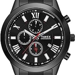 Men Black Round Dial Analog Watch - TWEG18518-0