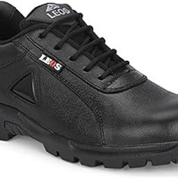 Leo Men's Lightweight Durable & Antislip Leather Safety Shoes for Industrial & Casual Purpose-image-28