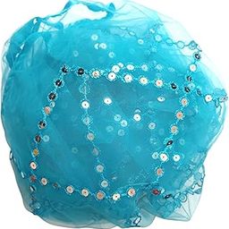 Net sequence mirror works emboidery dupatta partywears for womens and girls trandy fancy 9mm sitara odhni chunni pack of 1pcs-18
