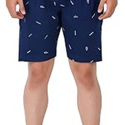 Men's Regular Fit Printed Cotton Shorts (Pack of 1) (GF_ P6_Shorts-New_Blue-XL)-picture-22