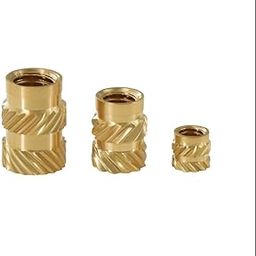 3DINNOVATIONS Brass Nuts Inserts Embedment Nut M3 M4 M5 Thread Brass Knurled Nuts Threaded Heat Set for 3D Printed Parts Moulded Parts 3D Printer and More Projects (10pcs Each-Set of 30pcs)-2