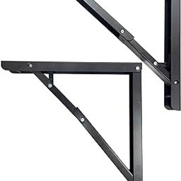 Urbain Home Wall Mounted Folding/Foldable Table Bracket-100% Made in India (12 inches)-7